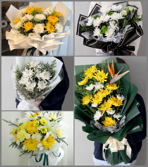 贵州六盘水六枝特区岩脚镇阿岔村白事花束代送